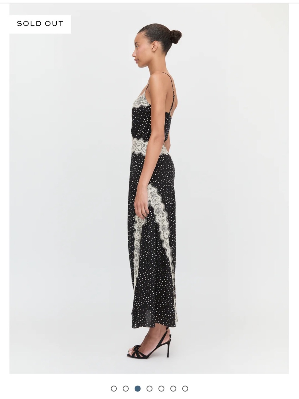 Hill House Francesca Dress in Black Polka Dot - Picture 3 of 8